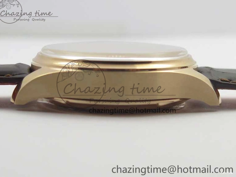 MIROTIME 0101 Portugieser Chrono  42 IW390406 RG ZF 1:1 Best Edition Blue Dial on Brown Leather Strap A Durable 7129